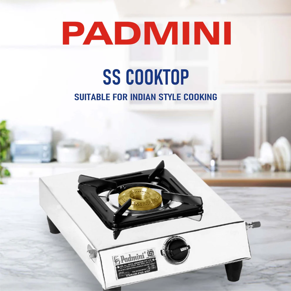 Single Burner Stainless Steel Gas Stove - Image 3