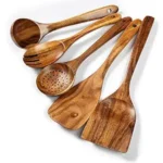5 PCS Wooden Spurtles Spoons
