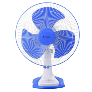 Candes Desker Energy Saving 3 Blade Table Fan 400 mm 80 Watts - Blue